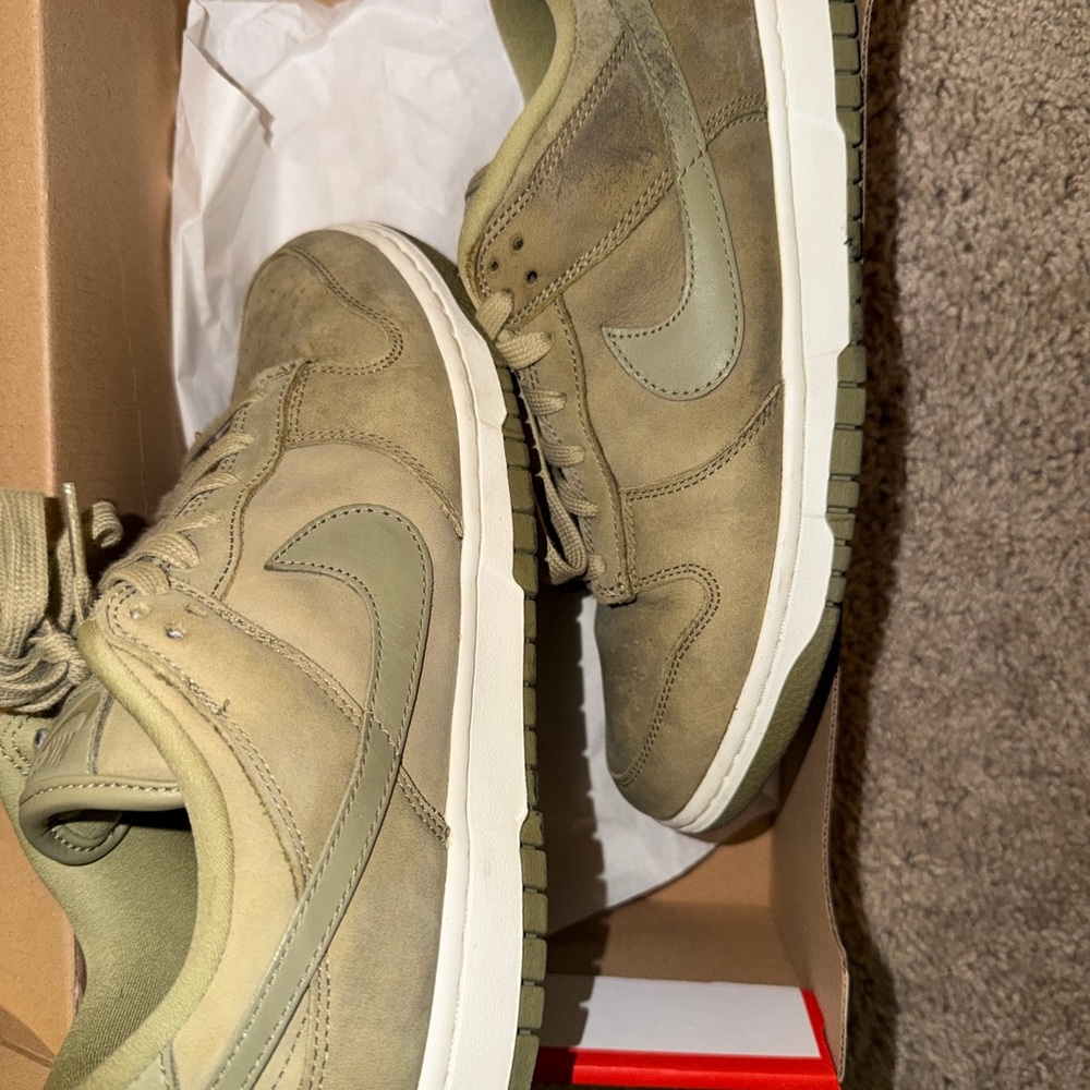 Nike Dunks Olive Green  Sneakers